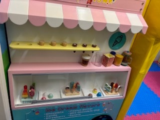 Ice cream play station at Kids Fun Town